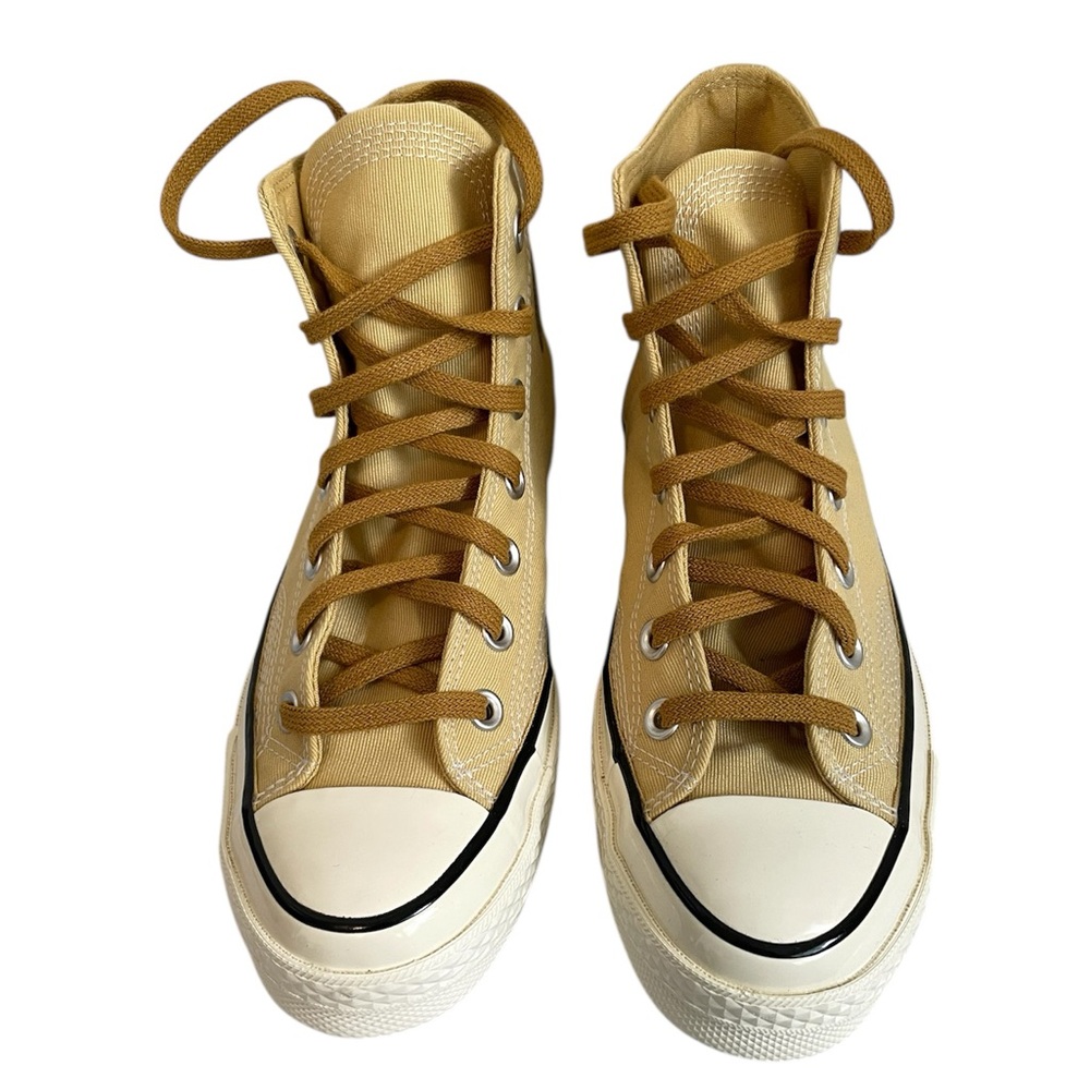 New! Converse Chuck 70 Hi "Jungle Cloth Yellow" Trailhead Gold Size W 7 Ltd Ed